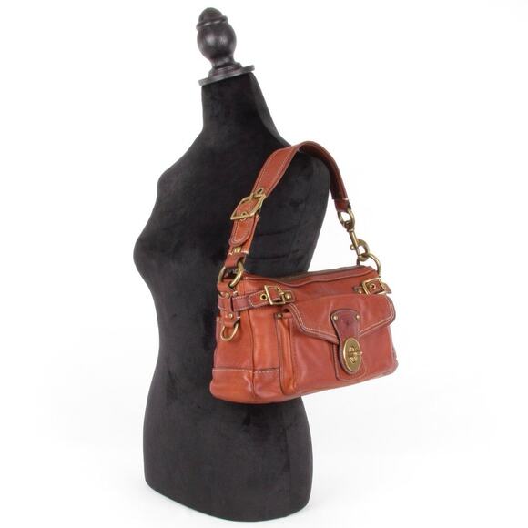 Coach Legacy Vachetta Leather Hobo Whiskey Brown Shoulder Bag - Picture 2 of 10